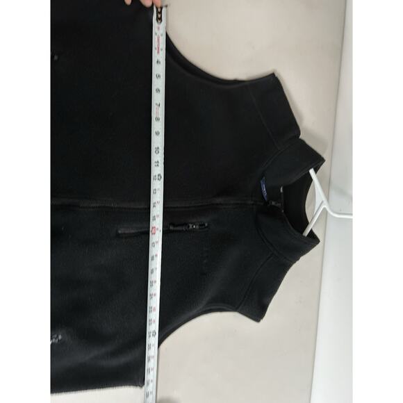 Vintage L.L. Bean Vest Black Men Fleece 10224S Made in USA Size XL - Picture 6 of 8